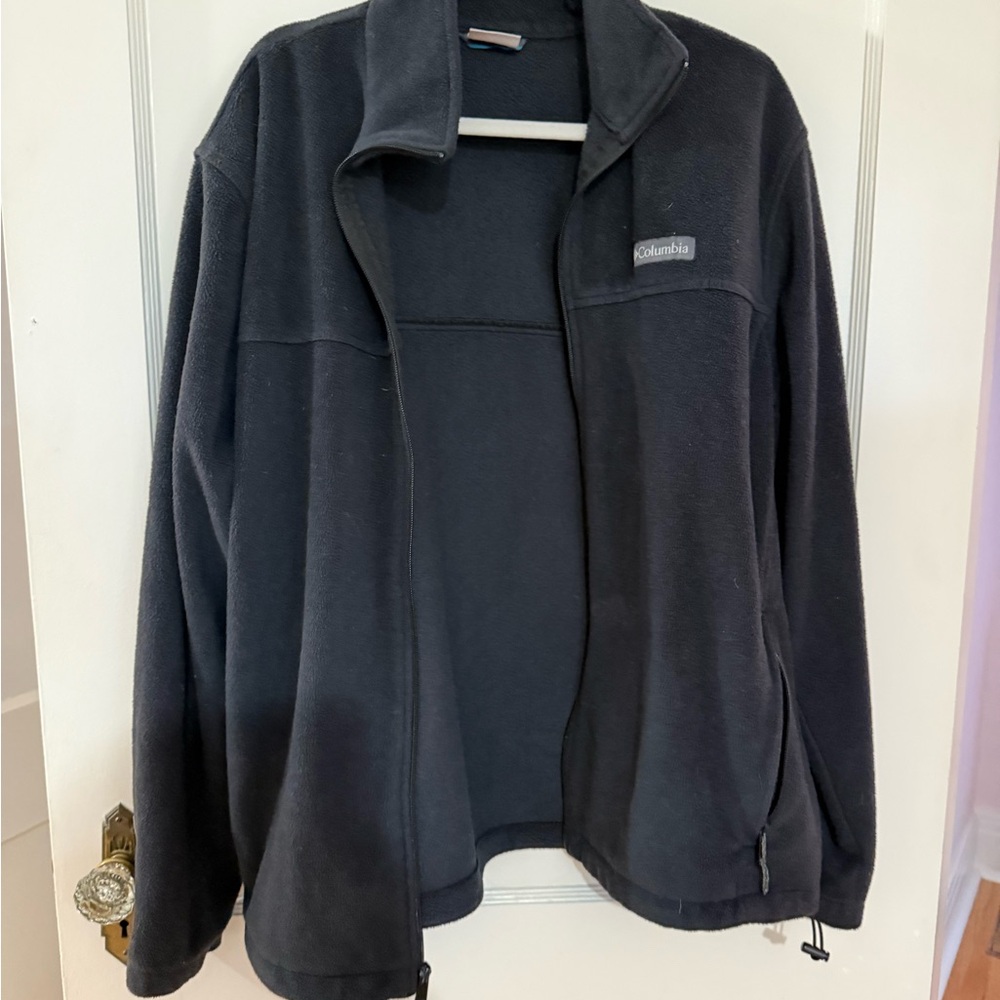 Columbia Charcoal Black Fleece Jacket